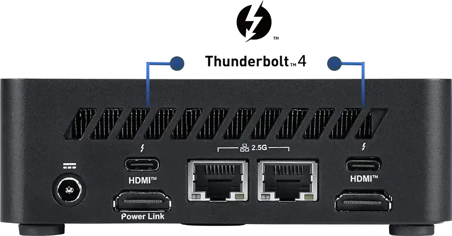 Thunderbolt 4 cable connecting multiple devices for fast data transfer and charging