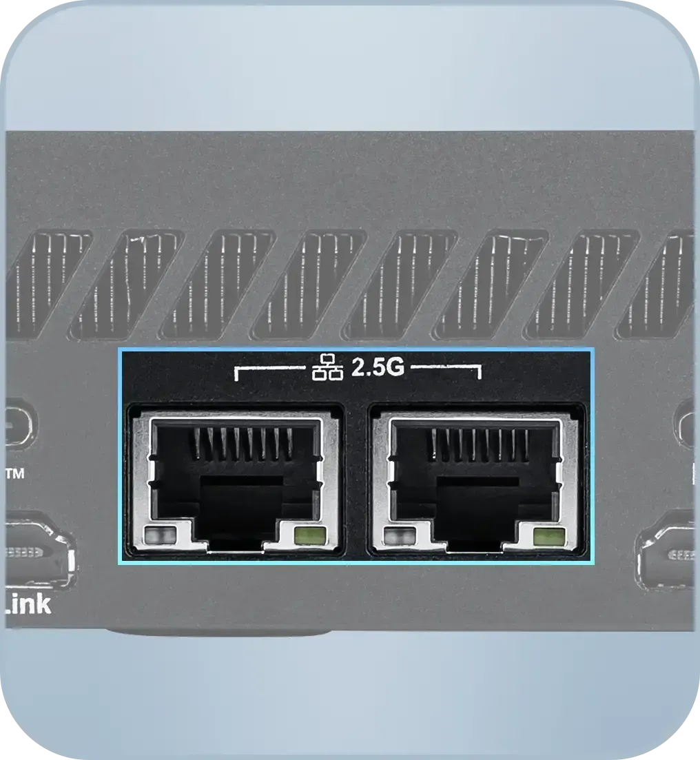 Mini PC with Dual 2.5G Ethernet Ports for High-Speed Networking