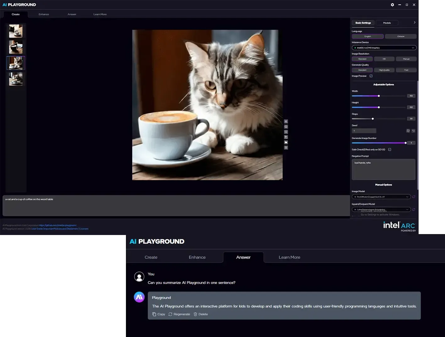 AI-powered MSI Mini PC with Local Image and Chatbot Processing