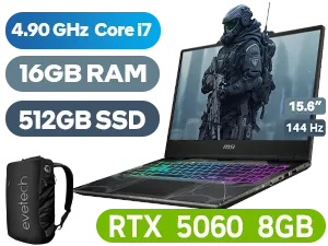 MSI Cyborg 15 16GB/512GB i7