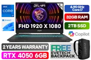 MSI Cyborg 15 A13VE Intel Core i7 RTX 4050 Gaming Laptop With 32GB RAM & 2TB SSD - image 1
