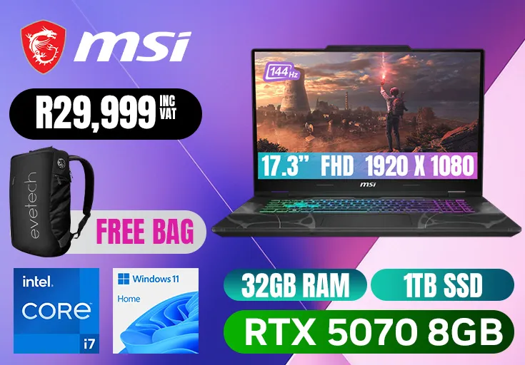 MSI Cyborg 17 B13WGKG 32GB 1TB Laptop