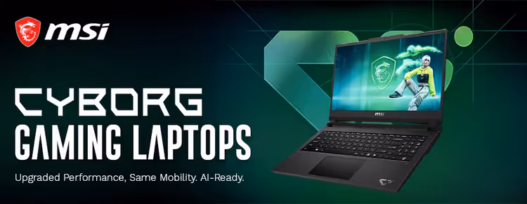 MSI Cyborg Gaming Laptops – High-performance gaming laptops for esports & streaming 🎮
