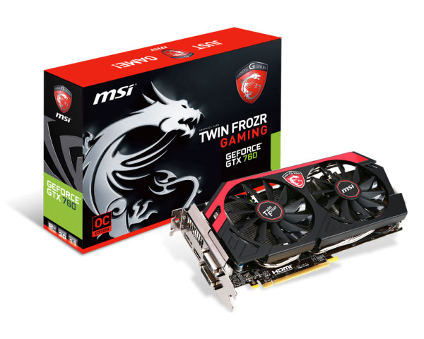 4GB] MSI Gaming Edition Twin Frozr IV N760 TF 4GD5/OC GeForce GTX