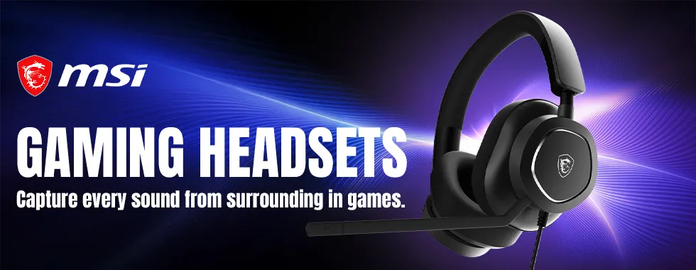 MSI Gaming Headsets – Hear Every Detail, Own Every Moment 🎧🔥