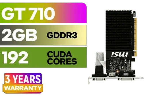 MSI GeForce GT 710 2GD3H LP - Image 1