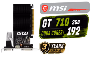 MSI GeForce GT 710 2GD3H LP - Image 1