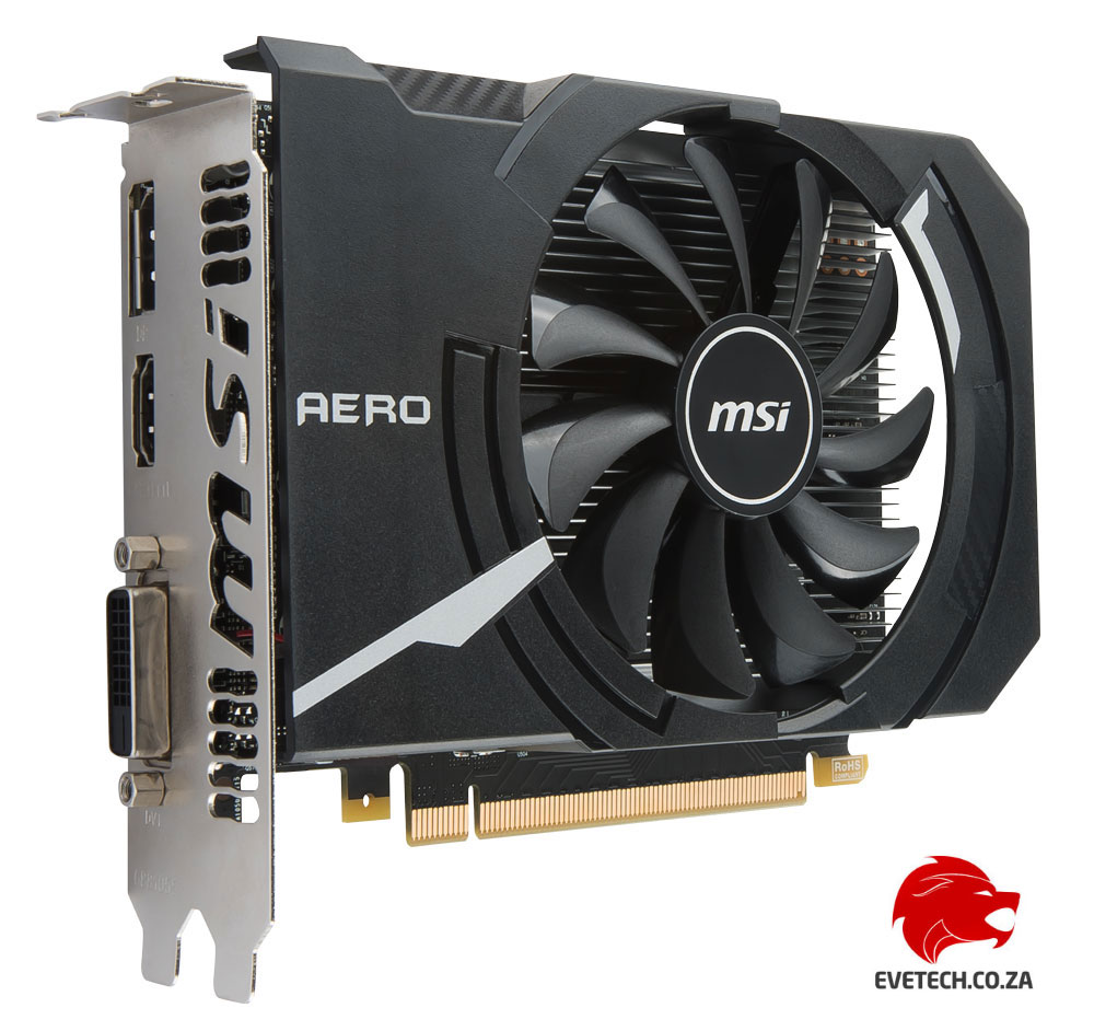 MSI GTX 1050 Ti Aero 4GB OC - Free Shipping - South Africa | Evetech