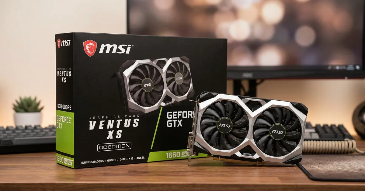 MSI GTX 1660 SUPER Ventus XS OC GPU 6GB GDDR6 | Evetech