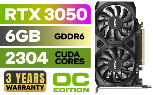 msi-geforce-rtx-3050-ventus-2x-6g-oc - Image 1