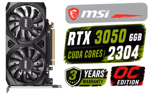 msi-geforce-rtx-3050-ventus-2x-6g-oc - Image 1