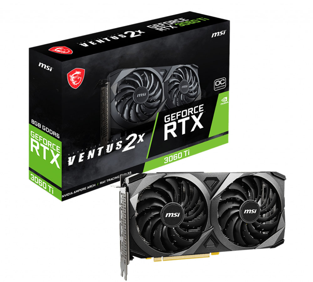 【週末セール】MSI GeForce RTX 3060 VRAM 12GB MSI GeForce RTX 3060 Ti VENTUS 2X 8GB OCV1 LHR - Best Deal - South