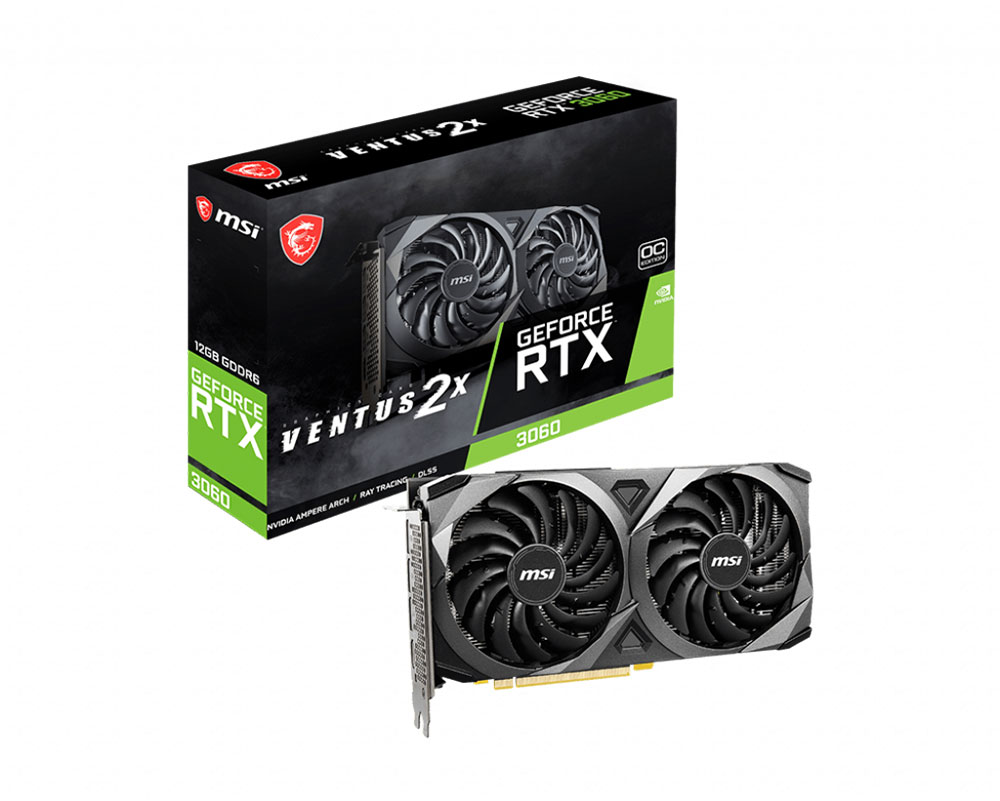 MSI VENTUS ￼2RTX 3060 MSI GeForce RTX 3060 VENTUS 2X 12GB OC - Best Deal - South Africa