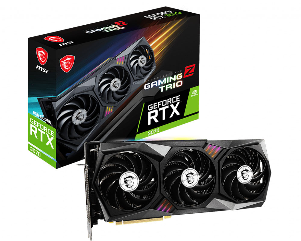 MSI GeForce RTX 3070 Gaming Z Trio 8G LHR - Best Deal - South