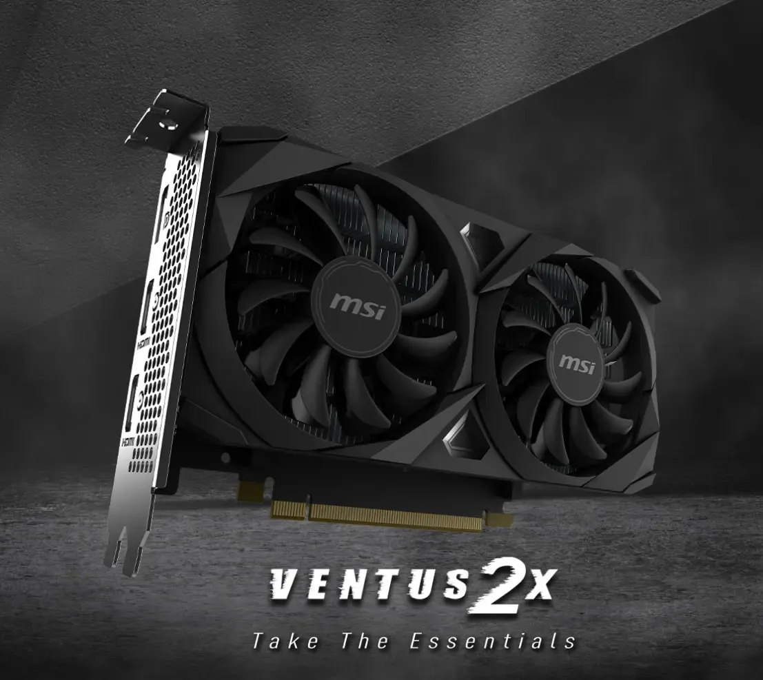 MSI GeForce RTX 3050 VENTUS 2X 6G OC — 6GB GDDR6 GPU | Evetech