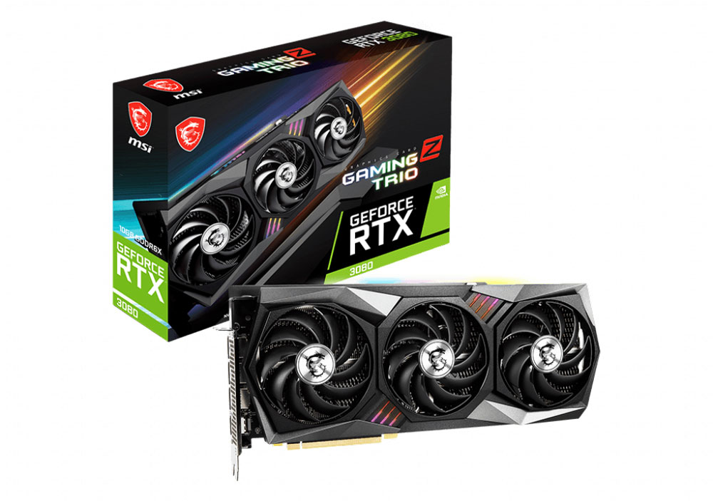 MSI GeForce RTX 3080 GAMING Z TRIO 10GB LHR - Best Deal - South