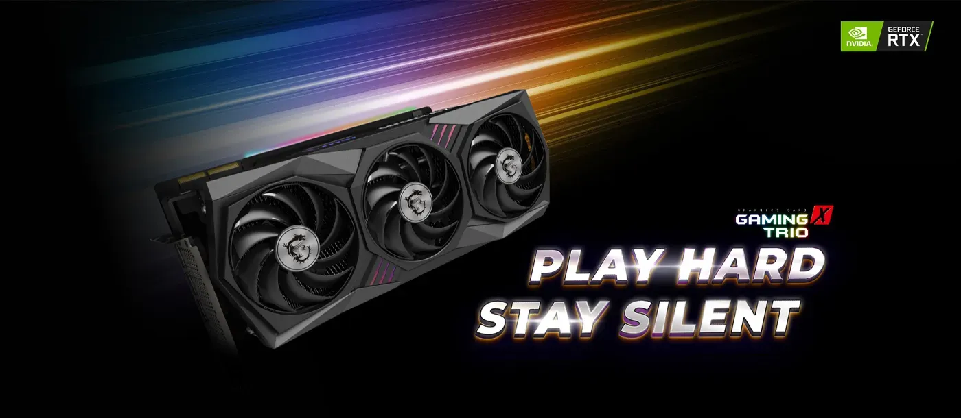 MSI GeForce RTX 3080 Ti Gaming X Trio 12GB graphics card view
