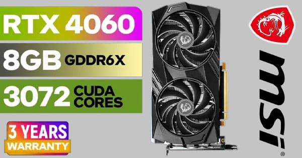Buy MSI GeForce RTX 4060 GAMING X 8GB GDDR6 GPU - Ultimate Gaming