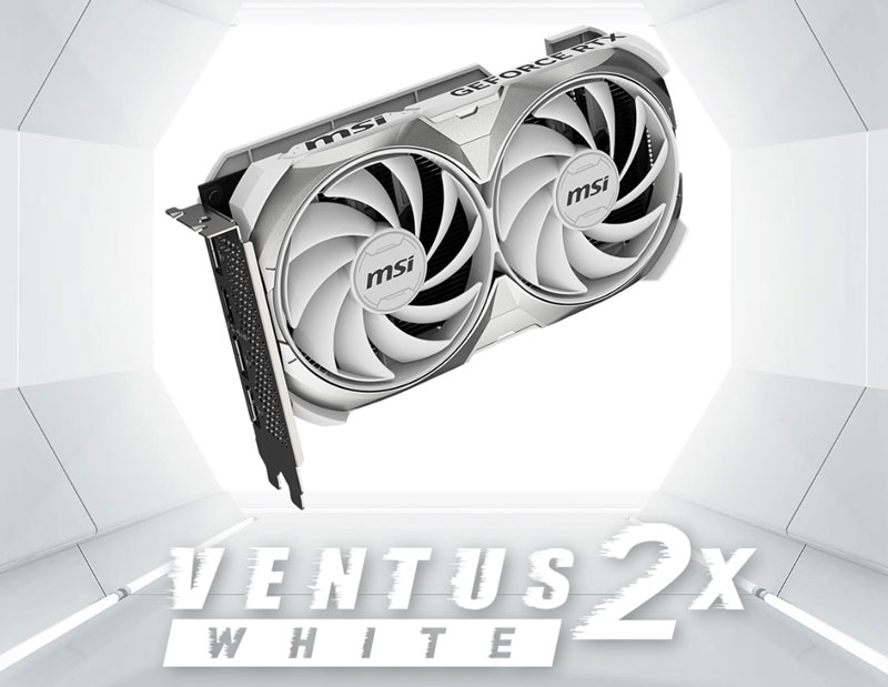 MSI GeForce RTX 4060 Ventus 2X White 8GB OC GDRR6