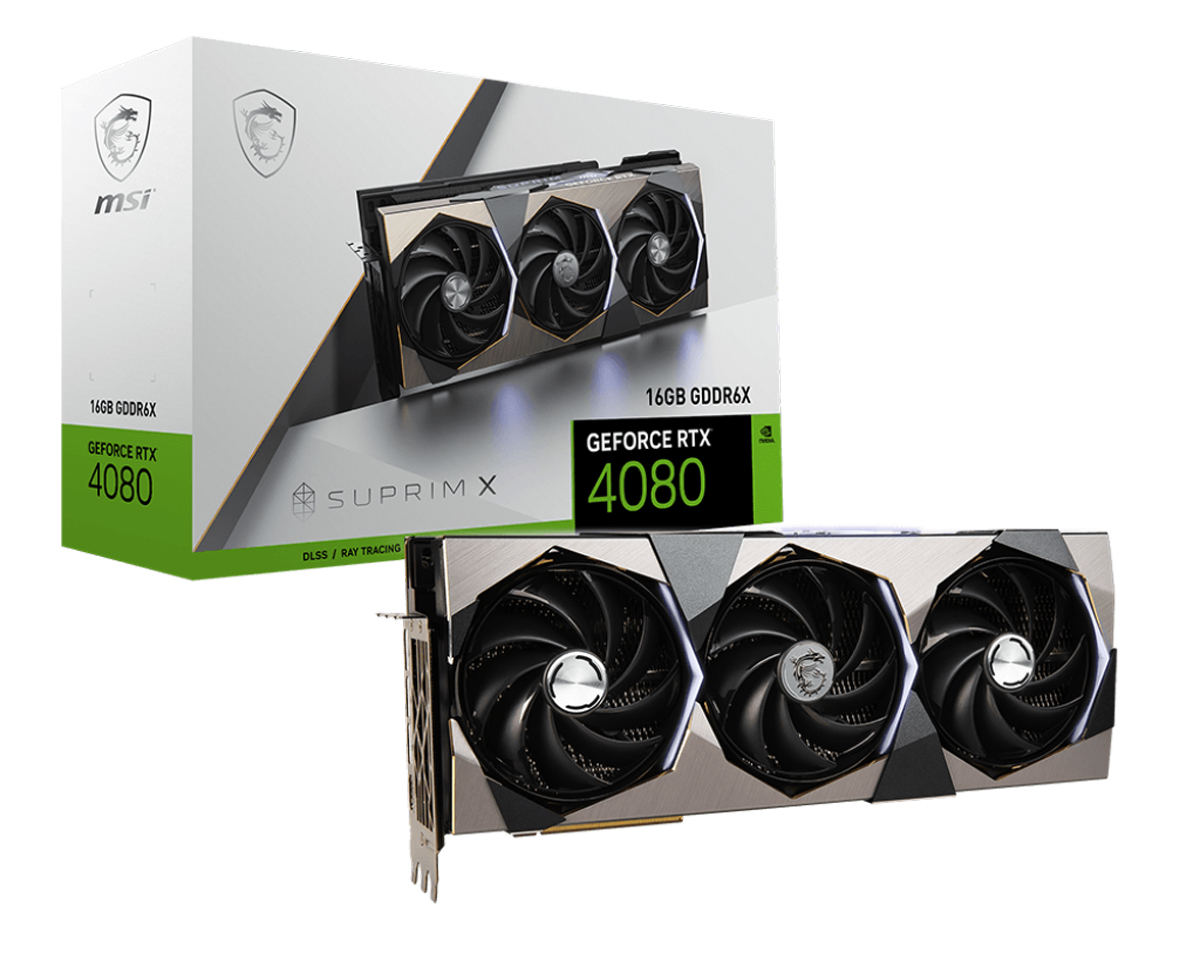 MSI GeForce RTX 4080 16GB SUPRIM X 16GB Graphics Card - Best Deal