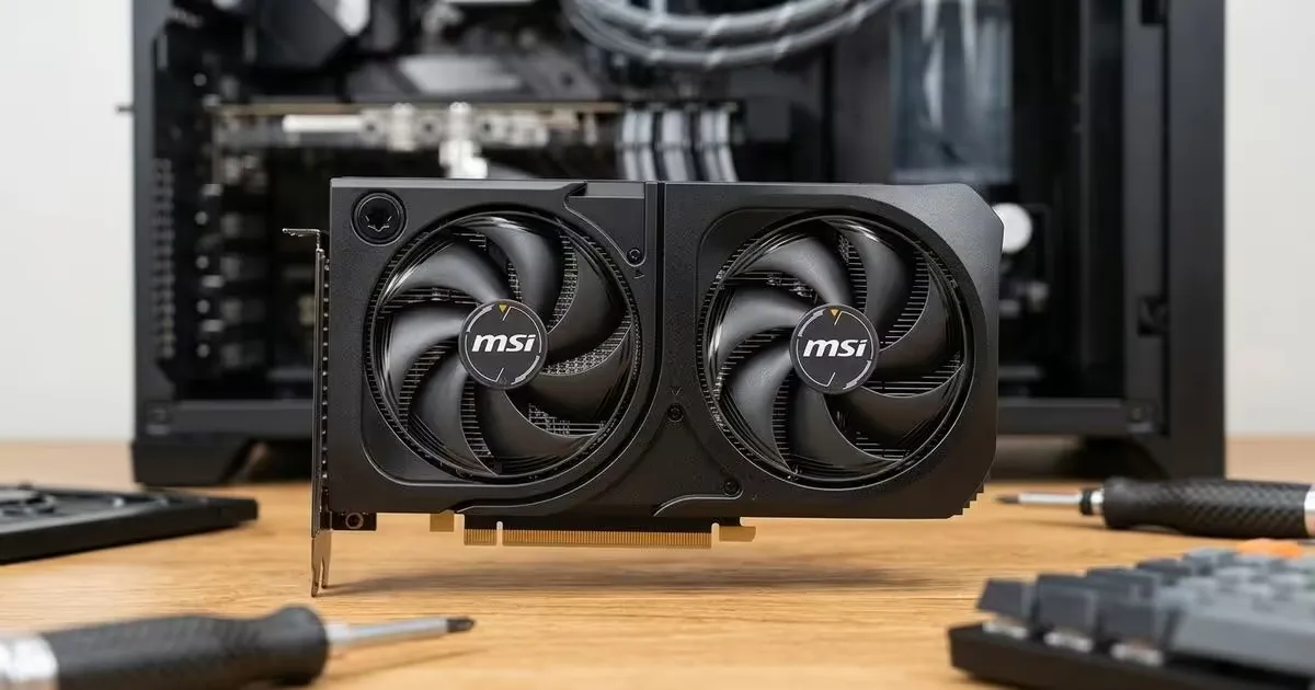 MSI GeForce RTX 5060 Ti 8G Shadow 2X OC Plus — 4608 Cores, DLSS 4