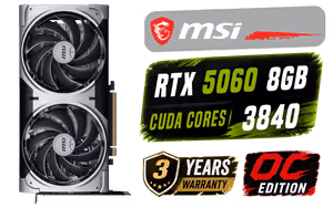 msi-geforce-rtx-5060-ventus-2x-8g-gddr7 - Image 1