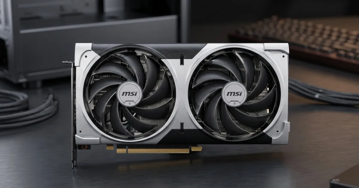 MSI RTX 5060 Ventus 2X 8G OC — 8GB GDDR7 Gaming GPU | Evetech