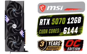 msi-geforce-rtx-5070-12g-gaming-trio-oc-gddr7 - Image 1