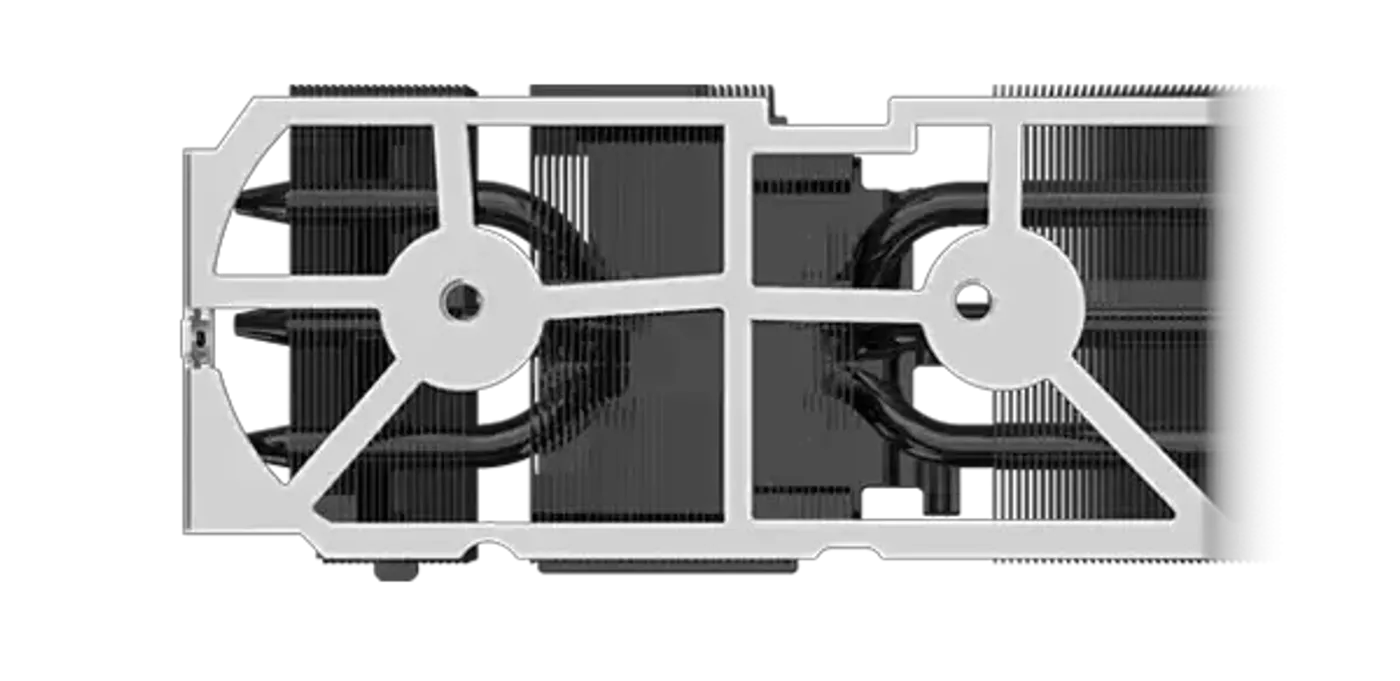 MSI GeForce RTX 5070 with its reinforced metal structure and backplate