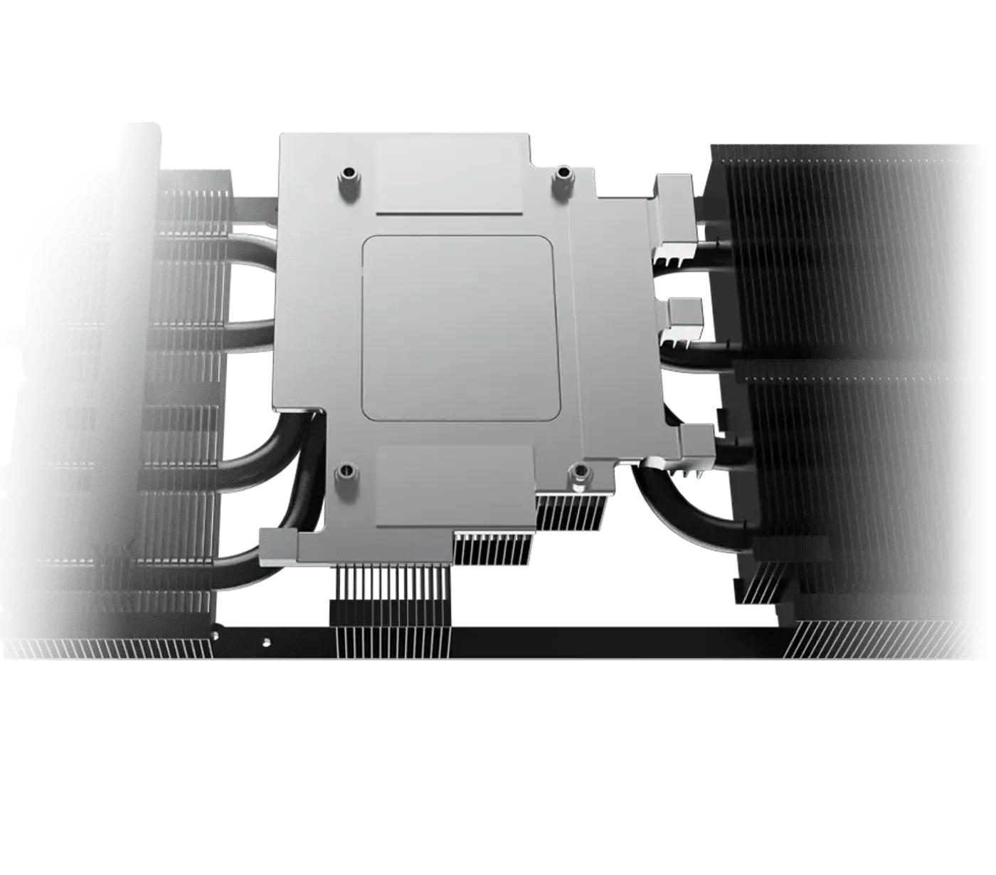 Nickel-plated copper baseplate on the MSI RTX 5070 Ventus 2X