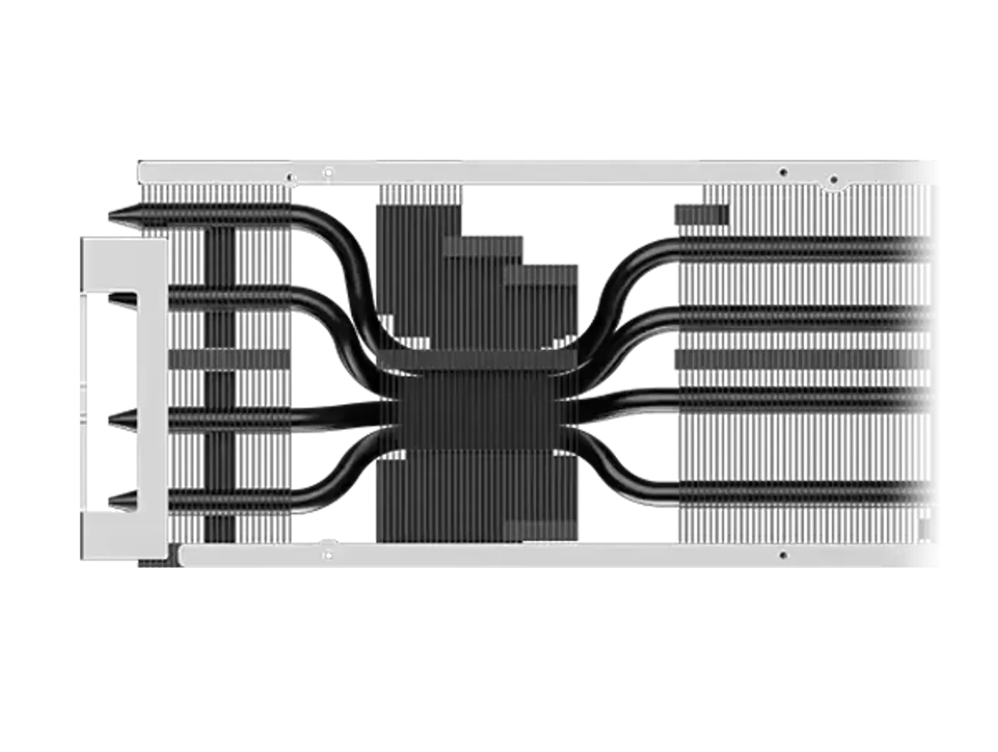 Reinforced metal structure inside the MSI RTX 5070 Ventus 2X
