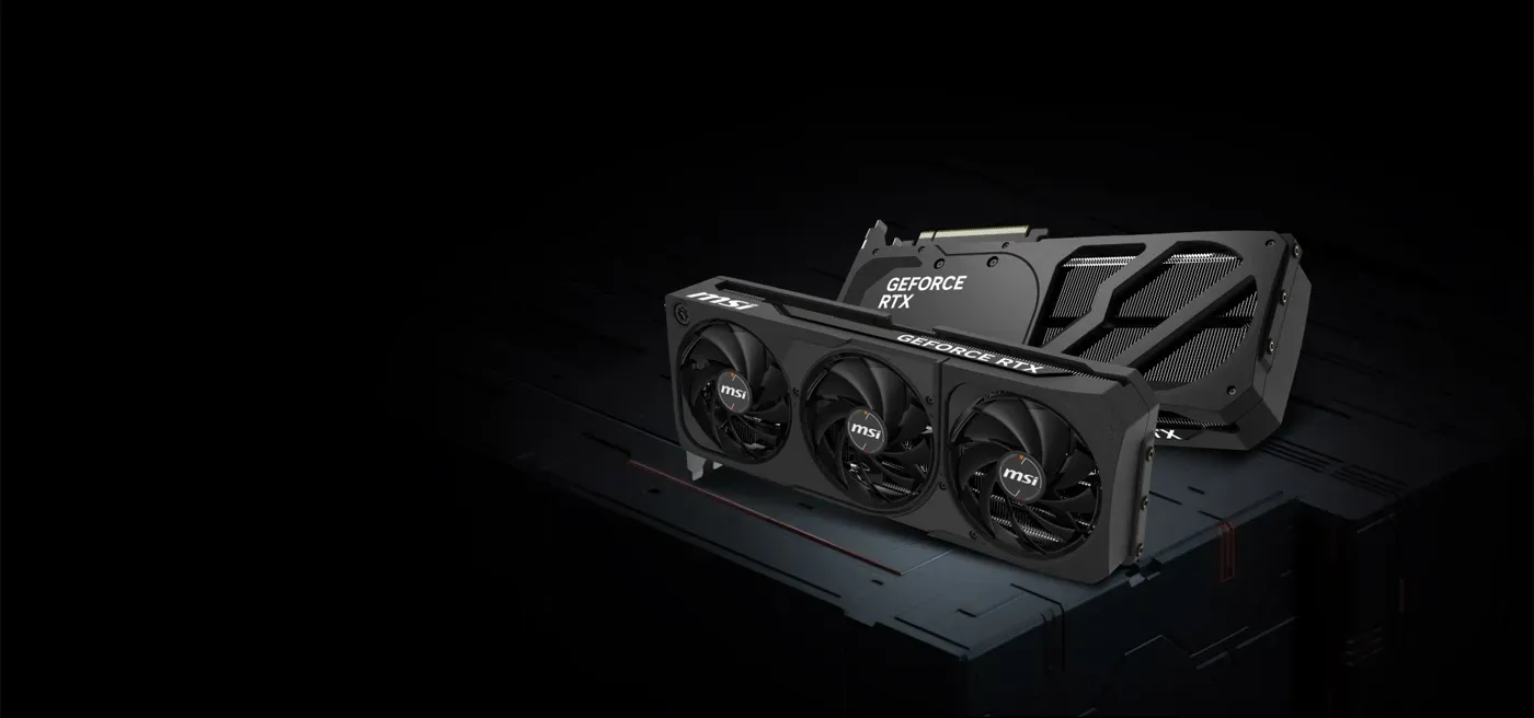 MSI Shadow series graphics card viewed at an angle