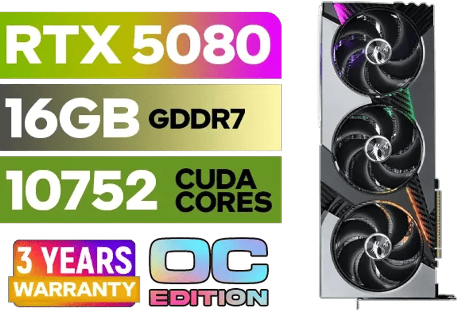 MSI GeForce RTX 5080 16G VANGUARD SOC - Ultimate Gaming
