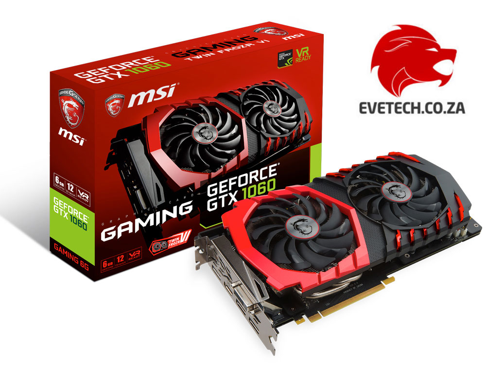 Buy MSI GeForce GTX 1060 GAMING - Best Price | Evetech