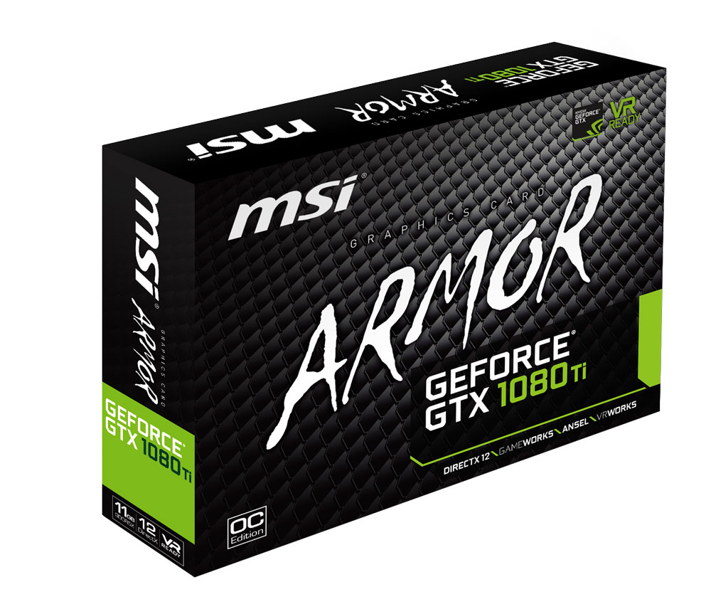 1080 8gb Msi Armor Gtx 1080 Oc 1080 Msi Armor MSI GeForce GTX