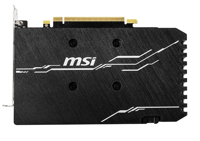 MSI GTX 1660 Super VENTUS XS OC Backplate Image - Mobile