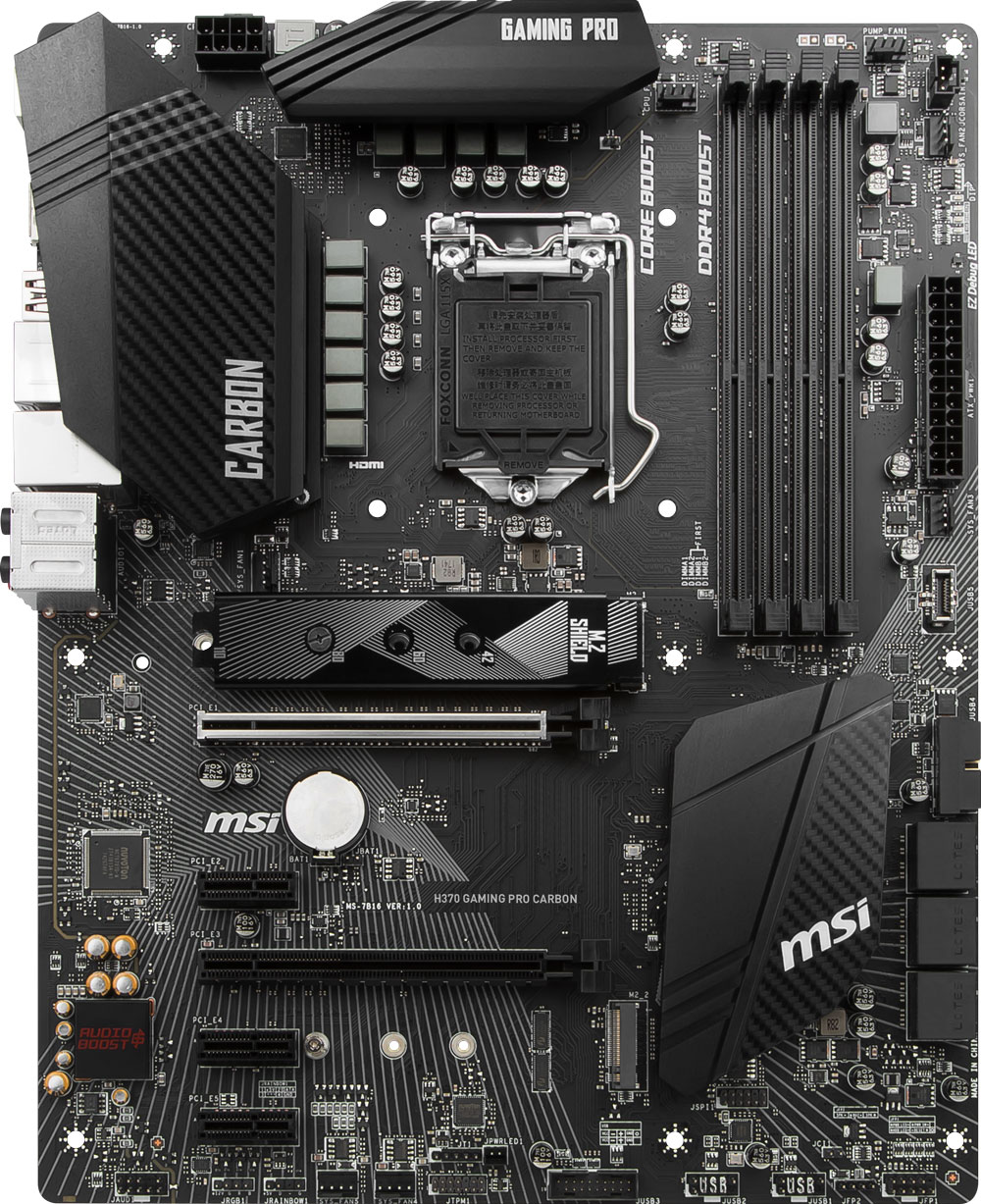 CPU Intel Core i9-9900K CPU + MSI H370 +32GB MSI H370 Gaming Pro Carbon Motherboard - Best Deal - South Africa