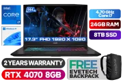 MSI Katana 17 B12VGK Intel Core i7 RTX 4070 Gaming Laptop With 24GB RAM & 8TB SSD - image 1