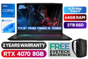 MSI Katana 17 B12VGK Intel Core i7 RTX 4070 Gaming Laptop With 64GB RAM & 2TB SSD - image 1