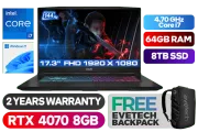 MSI Katana 17 B12VGK Intel Core i7 RTX 4070 Gaming Laptop With 64GB RAM & 8TB SSD - image 1