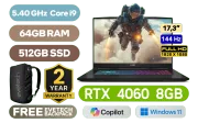 MSI Katana 17 B13VFK Intel Core i9 RTX 4060 Gaming Laptop with 64GB RAM - image 1