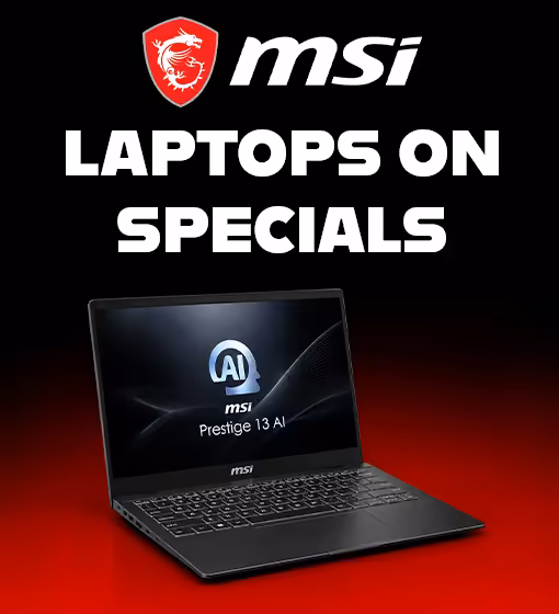 MSI Laptops On Special