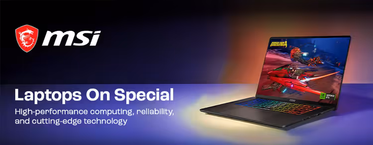 MSI Laptops On Special – High-Performance Gaming & Productivity