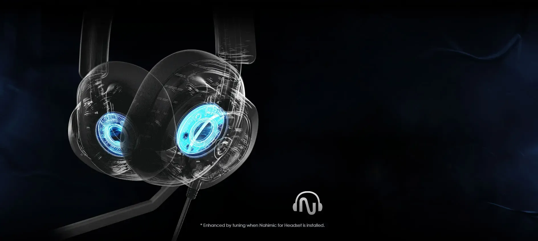 MSI MAESTRO 300 gaming headset showing sound drivers and design