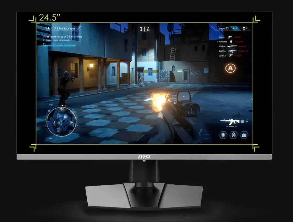 MSI MAG 272QP Aspect Ratio Options