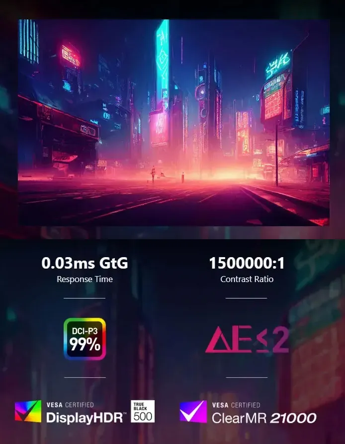 MSI MAG 272QP QD-OLED Gaming Monitor HDR Display