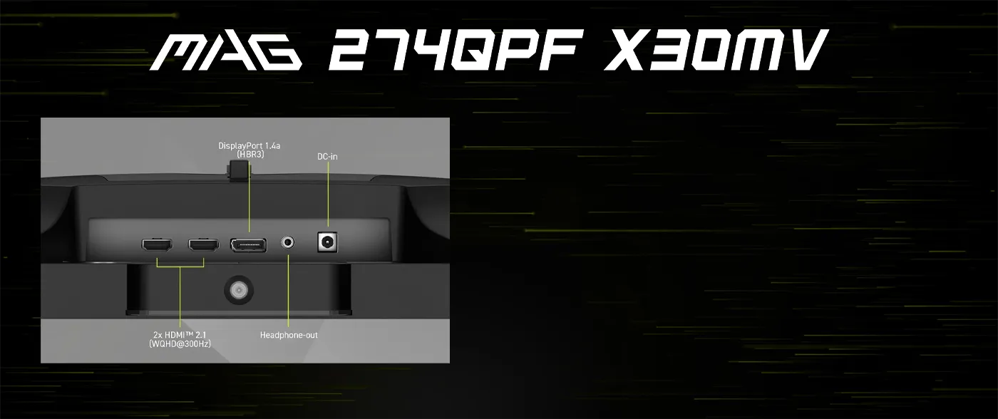 MSI MAG 274QPF technical specifications desktop