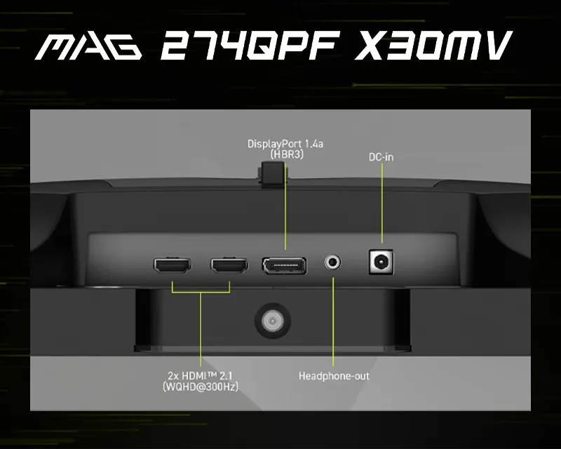 MSI MAG 274QPF technical specifications mobile