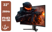 MSI MAG 32C6X 31.5 FHD 250Hz Gaming Monitor - image 1