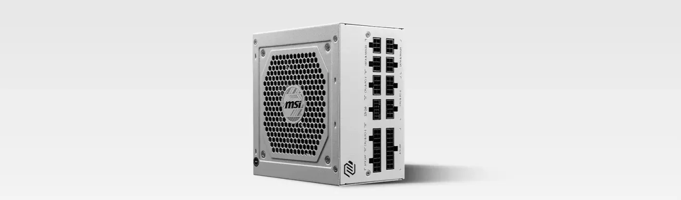 MSI MAG A850GL 850W White Gaming PSU ATX 3.1 | Evetech